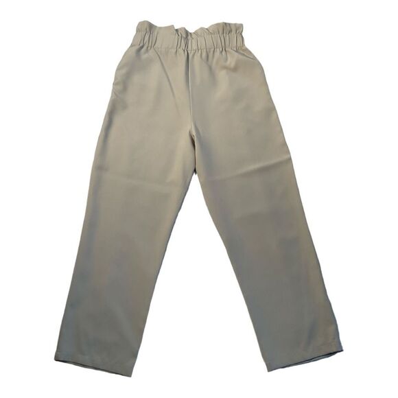 Sollinary Women’s Beige High Waist Cropped Tailored Pants Size Large - Picture 7 of 16